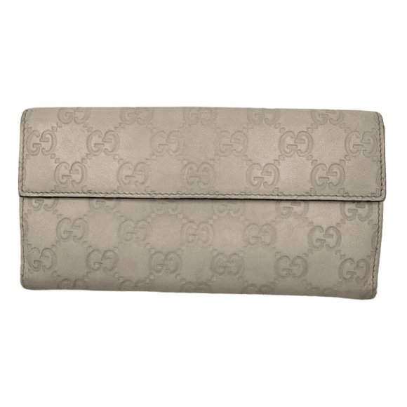 Authentic Gucci GG Greyish Beige Long Wallet - Picture 3 of 11